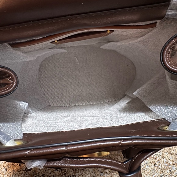 Coach Dark Brown Quilted Leather Backpack - Picture 3 of 8